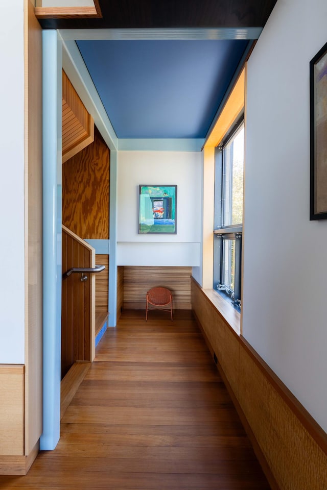 905 Palm Blvd, Isle Of Palms, SC 29451 - hallway with wood finished floors