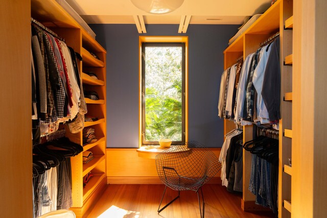 905 Palm Blvd, Isle Of Palms, SC 29451 - walk in closet featuring wood finished floors