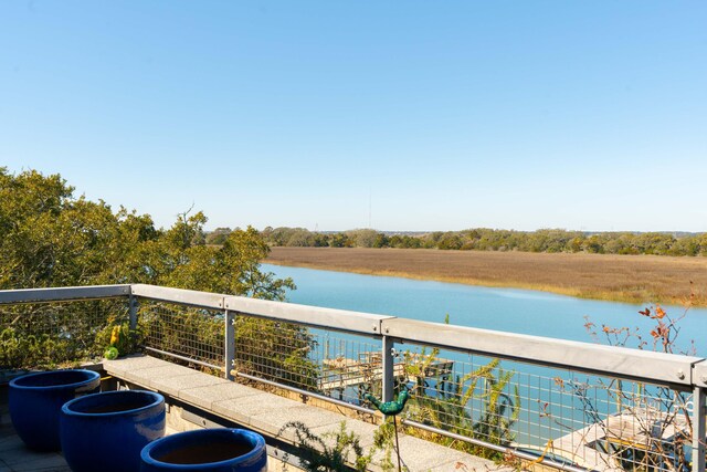 905 Palm Blvd, Isle Of Palms, SC 29451 - balcony featuring a water view