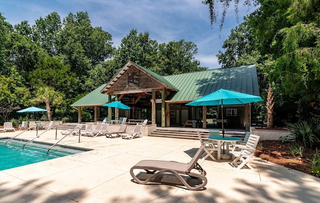 5152 Coral Reef Dr, Johns Island, SC 29455 - community pool with a patio