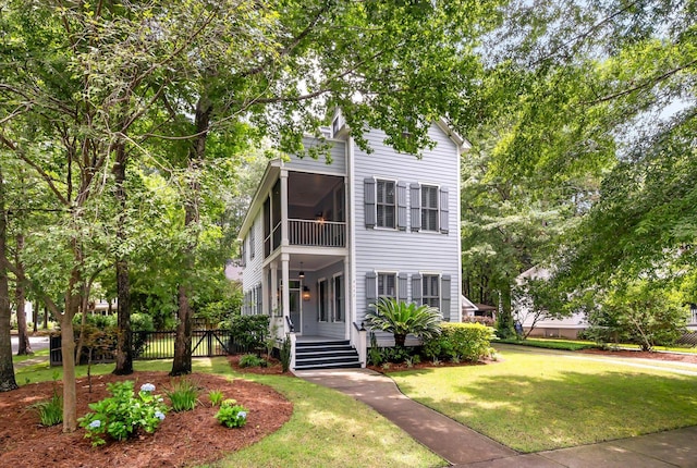 5152 Coral Reef Dr, Johns Island, SC 29455 - view of front of property featuring a balcony