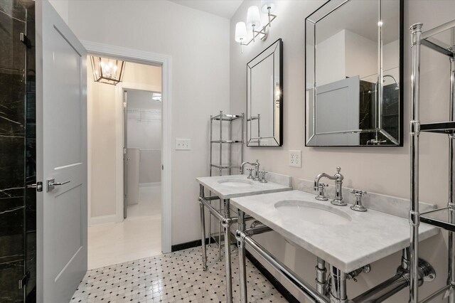5152 Coral Reef Dr, Johns Island, SC 29455 - full bath with tile patterned floors and a spacious closet