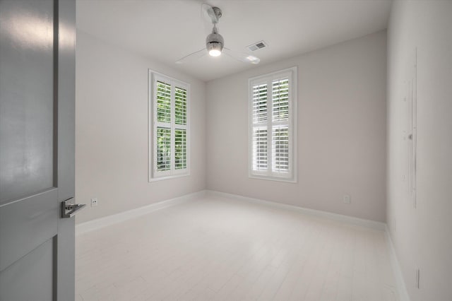 5152 Coral Reef Dr, Johns Island, SC 29455 - spare room featuring ceiling fan and wood finished floors