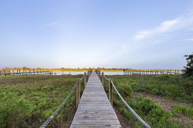 3121 Marshgate Dr, Seabrook Island, SC 29455 - dock featuring a water view