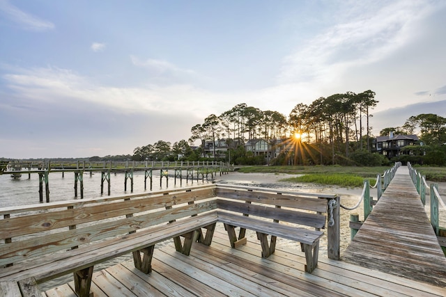 3121 Marshgate Dr, Seabrook Island, SC 29455 - dock featuring a water view