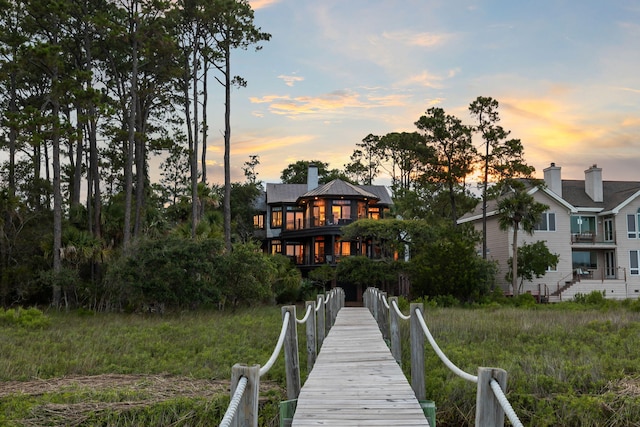 3121 Marshgate Dr, Seabrook Island, SC 29455 - back of house