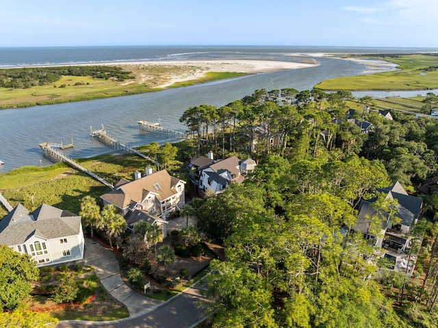 3121 Marshgate Dr, Seabrook Island, SC 29455 - aerial view of property's location with a nearby body of water and nearby suburban area