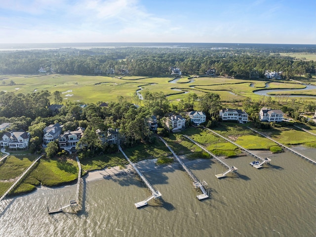 3121 Marshgate Dr, Seabrook Island, SC 29455 - aerial view of property's location featuring a large body of water, nearby suburban area, and a local golf course