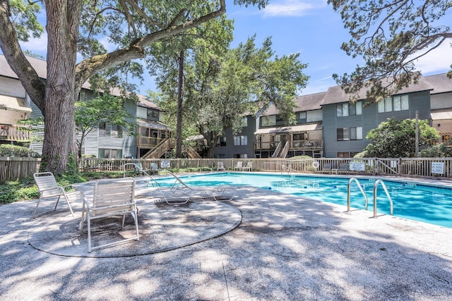 1120 Hidden Cove Dr Unit I, Mount Pleasant, SC 29464 - community pool featuring a residential view and a patio