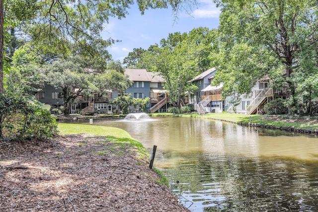 1120 Hidden Cove Dr Unit I, Mount Pleasant, SC 29464 - water view featuring stairs
