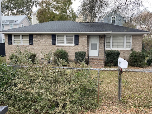 view of front of property