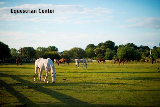 view of property's community featuring a rural view