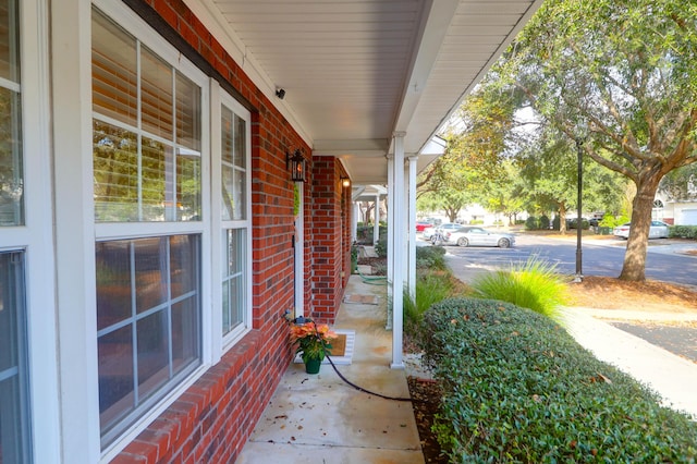 view of patio / terrace with covered porch