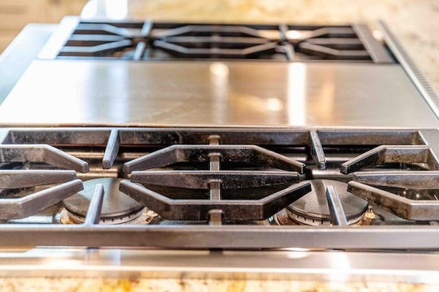room details with gas range oven