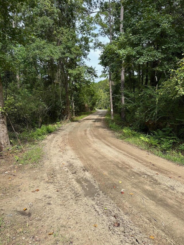 view of road