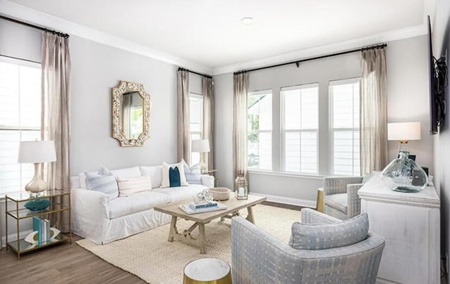 774 Clay Field Trl, Summerville, SC 29485 - living area with wood finished floors and baseboards