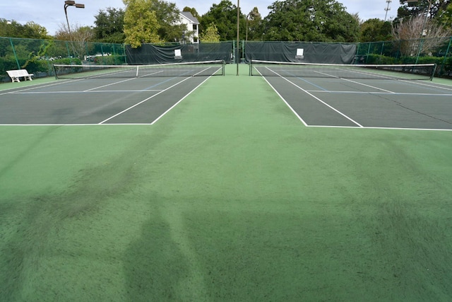 view of sport court