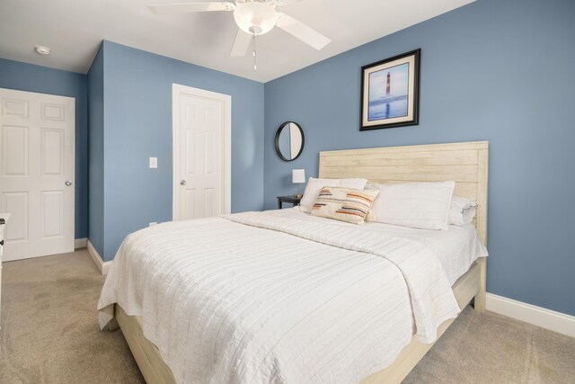 1813 Parkland Preserve Ln, Charleston, SC 29412 - bedroom featuring carpet, baseboards, and ceiling fan