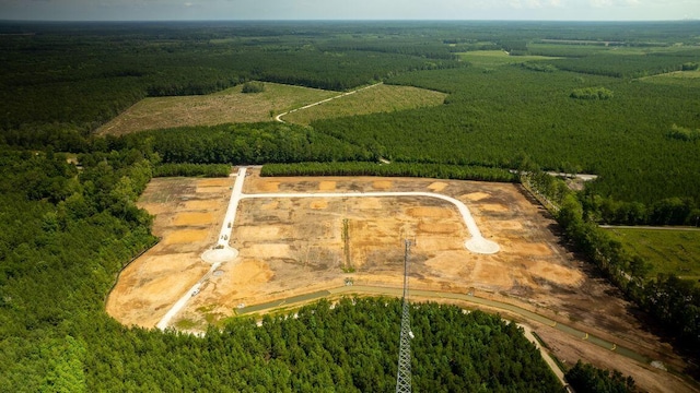 bird's eye view featuring a rural view