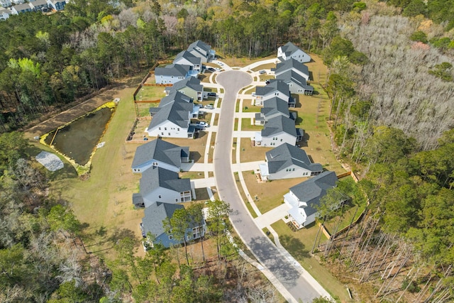 68 Red Bluff St, Summerville, SC 29483 - drone / aerial view with a residential view and a wooded view