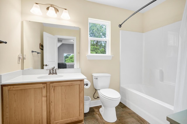 1064 Blackbear Dr, Edisto Island, SC 29438 - full bathroom featuring vanity and bathtub / shower combination