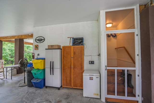 1064 Blackbear Dr, Edisto Island, SC 29438 - misc room featuring unfinished concrete floors