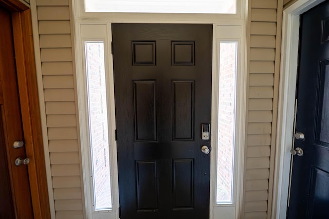 view of foyer entrance