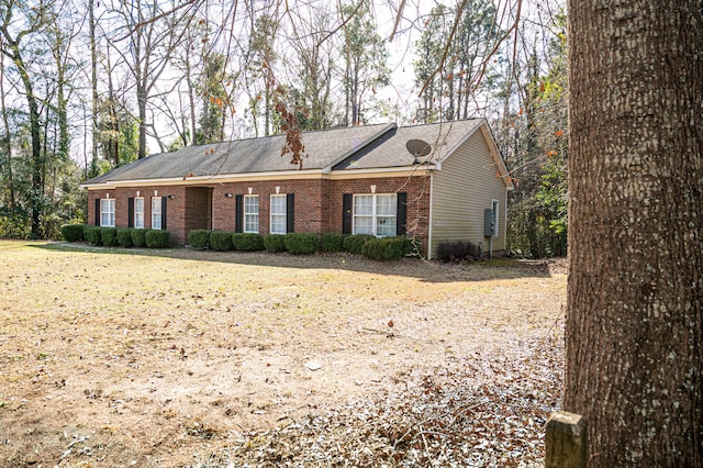 view of ranch-style home