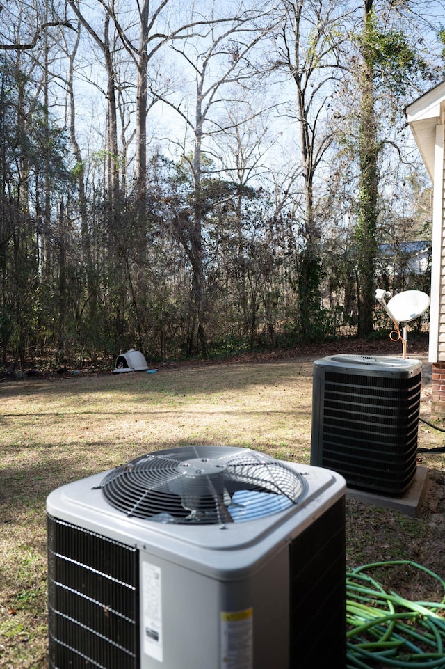 exterior details featuring central AC unit