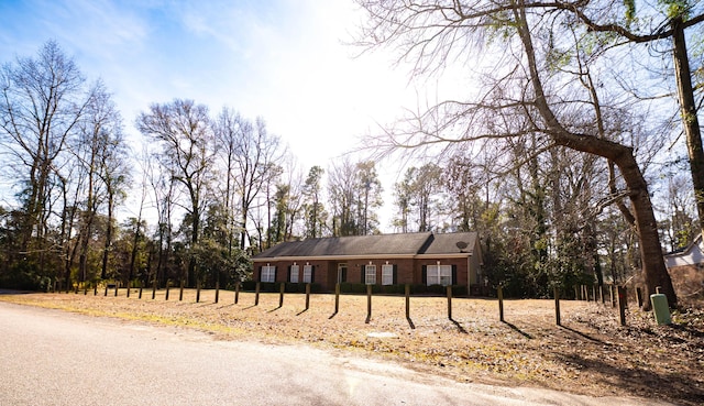 view of ranch-style home