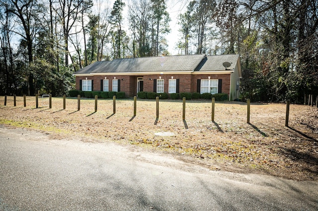 view of ranch-style house