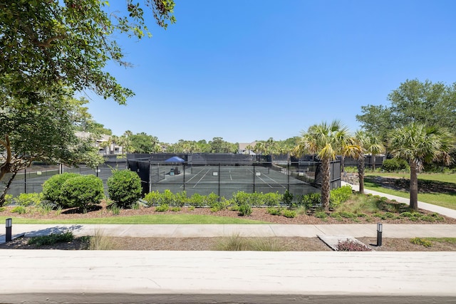 1605 Live Oak Park, Seabrook Island, SC 29455 - view of community with a tennis court
