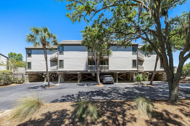 1605 Live Oak Park, Seabrook Island, SC 29455 - view of front of house with a carport
