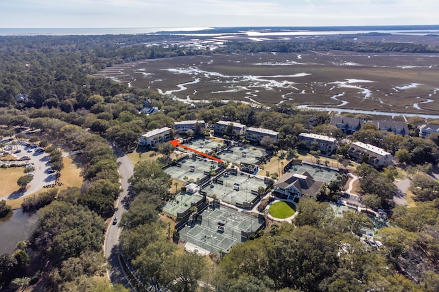 1605 Live Oak Park, Seabrook Island, SC 29455 - aerial view of property and surrounding area