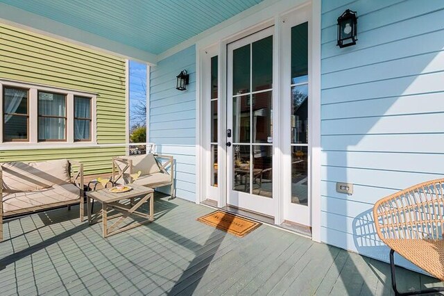 162 Spring St, Charleston, SC 29403 - view of wooden porch