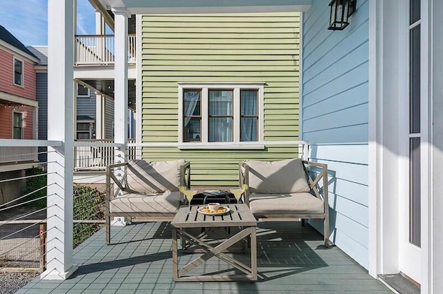 162 Spring St, Charleston, SC 29403 - view of wooden terrace