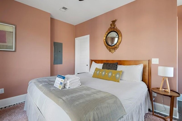 162 Spring St, Charleston, SC 29403 - bedroom featuring carpet floors, electric panel, and baseboards