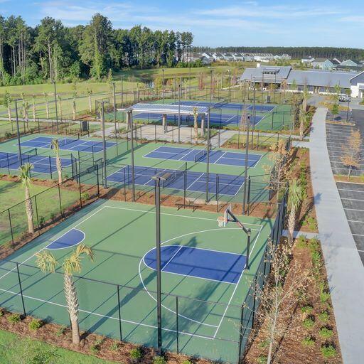 view of sport court with tennis court