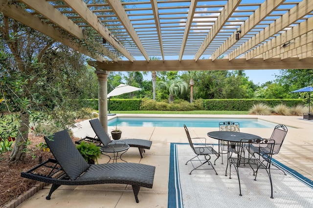 2636 Anchor Watch Dr, Wadmalaw Island, SC 29487 - outdoor pool with a pergola and a patio