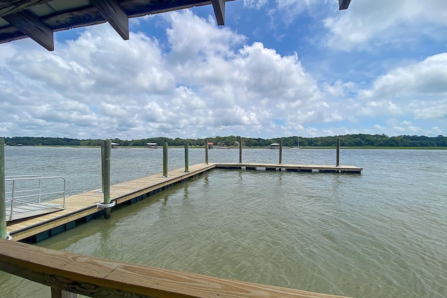 2636 Anchor Watch Dr, Wadmalaw Island, SC 29487 - view of dock featuring a water view