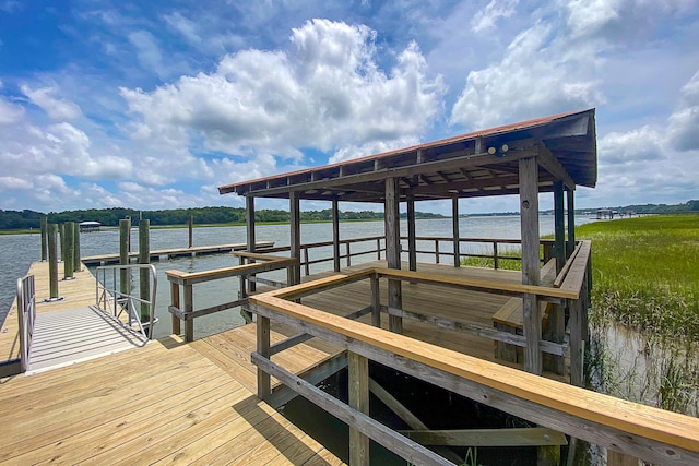 2636 Anchor Watch Dr, Wadmalaw Island, SC 29487 - view of dock featuring a water view