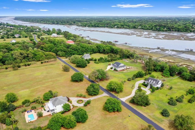 2636 Anchor Watch Dr, Wadmalaw Island, SC 29487 - birds eye view of property featuring a water view