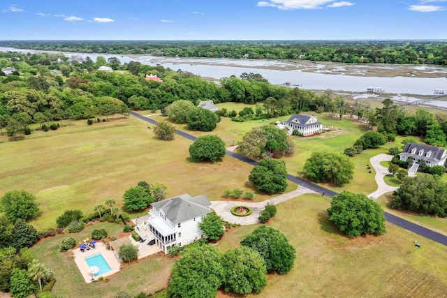 2636 Anchor Watch Dr, Wadmalaw Island, SC 29487 - bird's eye view with a water view