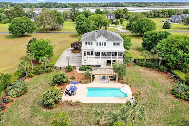 2636 Anchor Watch Dr, Wadmalaw Island, SC 29487 - bird's eye view with a water view