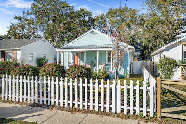 bungalow-style home with covered porch