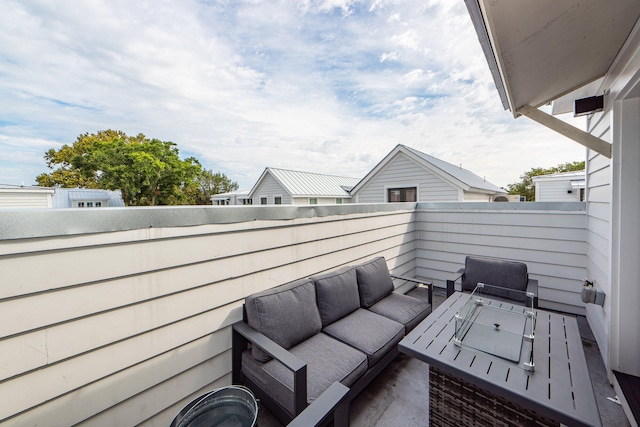 view of patio / terrace with outdoor lounge area