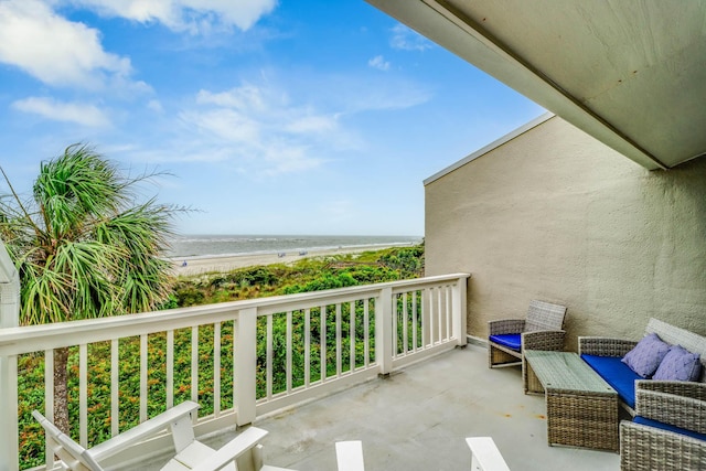 4 Beach Club Villas, Isle Of Palms, SC 29451 - balcony with view of water and beach