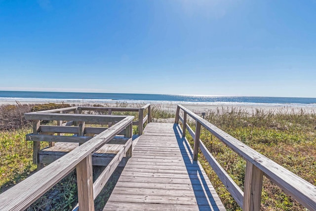 4 Beach Club Villas, Isle Of Palms, SC 29451 - view of property's community featuring view of water and beach