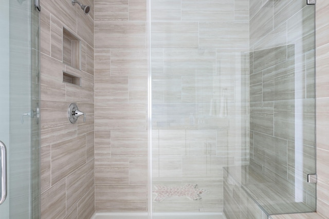 4585 Summey St, North Charleston, SC 29405 - bathroom featuring a shower stall