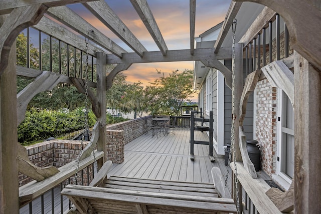 4940 Lambs Rd, North Charleston, SC 29418 - view of wooden terrace